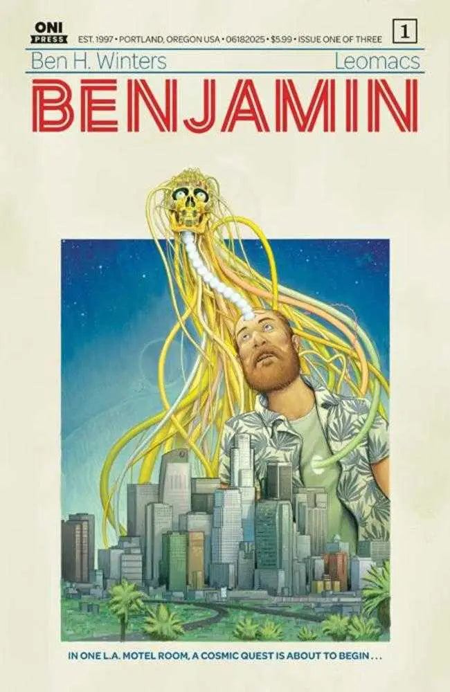 Comic book cover of Benjamin #1 with Malachi Ward variant from Los Angeles