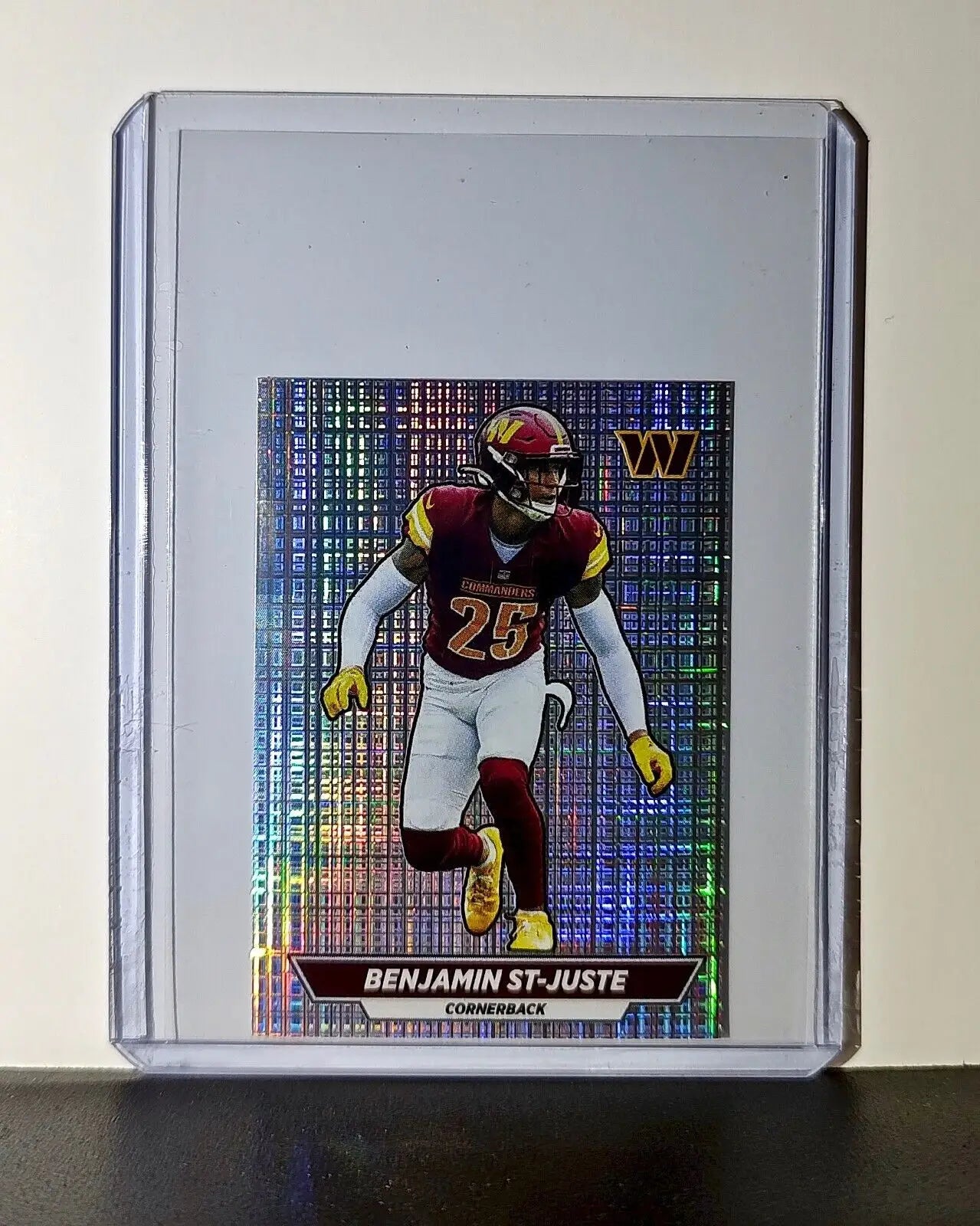 Benjamin St-Juste 2024 Panini NFL Sticker #360 Foil Washington Commanders