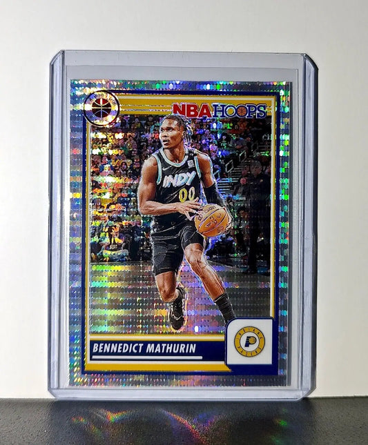 Bennedict Mathurin 2023-24 Panini Premium NBA Hoops #254 Pulsar Prizm Pacers - Basketball Card Single