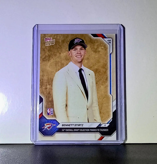 Bennett Stirtz Rookie 2026-27 Topps NBA Draft #BSTI Card OC Thunder - Basketball Card Single