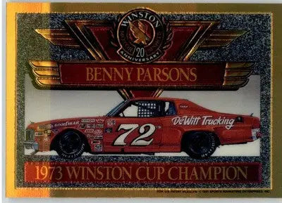 Benny Parsons 1973 Car - 1991 Maxx Winston 20th Anniversary Foils - Racing - Racing Card Single