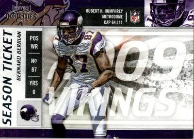 Bernard Berrian - 2009 Playoff Contenders - #56 - Football - Football Card Single