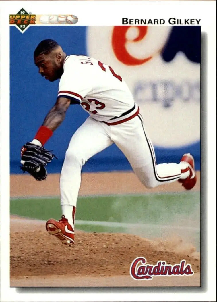 Bernard Gilkey 1992 Upper Deck MLB #552 Baseball Card St. Louis Cardinals - Baseball Card Single