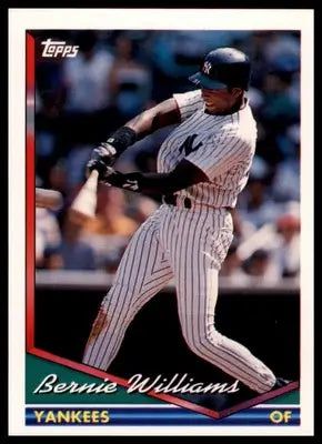 Bernie Williams 1994 Topps #2 New York Yankees - Baseball Card Single