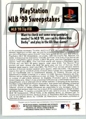 Bernie Williams - 1998 Donruss - #18 - Baseball - Baseball Card Single