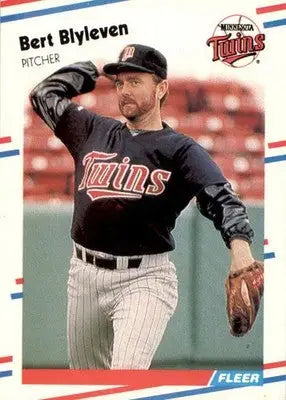 Bert Blyleven - 1988 Fleer - #4 - Baseball - Baseball Card Single