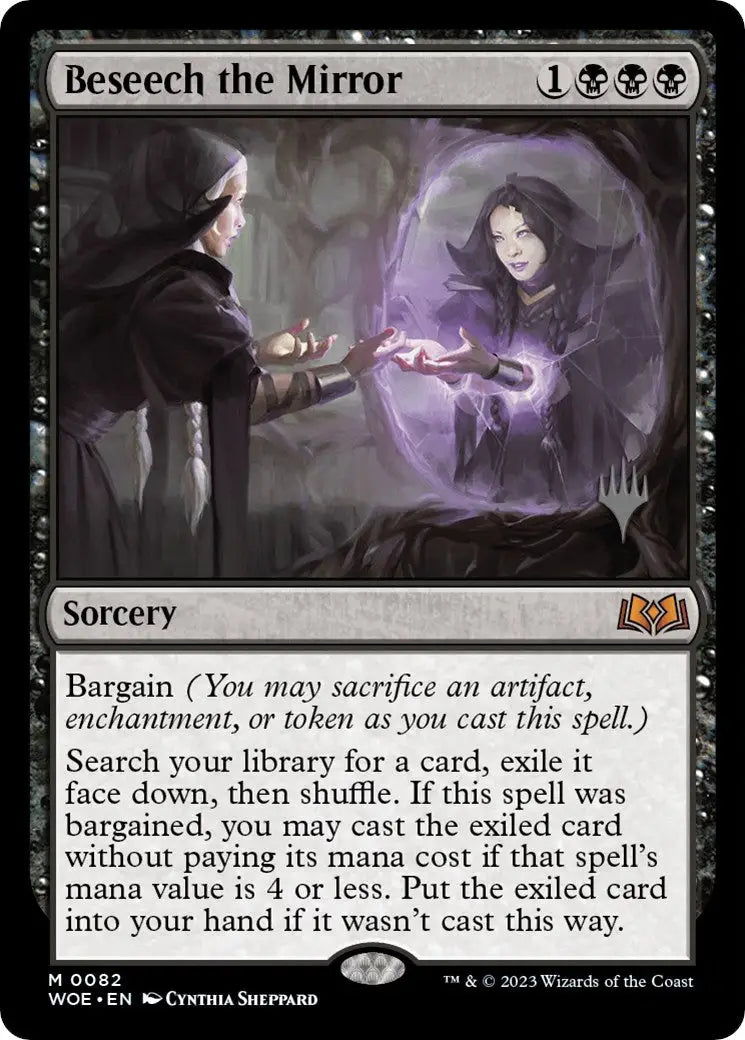 Beseech the Mirror (Promo Pack) [Wilds of Eldraine Promos] - Magic Card Single