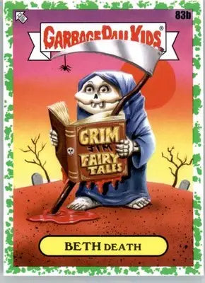 Beth Death - 2022 Topps Garbage Pail Kids: Book Worms - #83b - Booger Green - Non-Sports Card Single