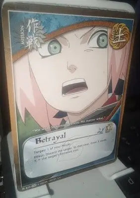 Betrayal - 820 - Rainbow Letters - Invasion LP - Naruto TCG