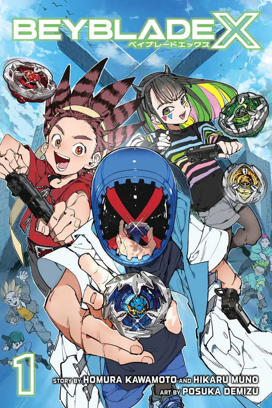 Beyblade manga cover displayed on Beyblade X Graphic Novel Volume 01 front side