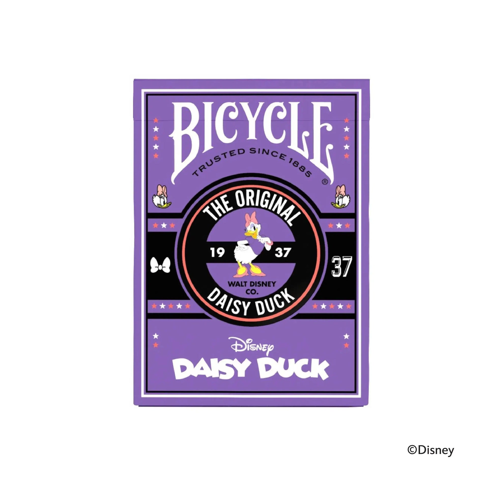 Daisy Duck playing cards from Bicycle Daisy Duck deck featuring fun cartoon design