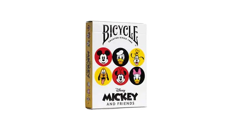 Bicycle Mickey and Friends Playing Cards featuring Disney Mickey and friends playing cards design