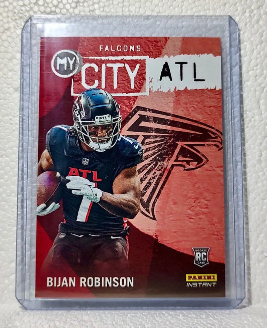 Bijan Robinson 2023 Panini NFL #25 My City Football Card Falcons 1/344 - Football Card Single