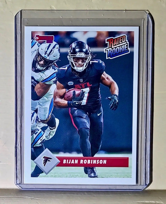 Bijan Robinson 2023 Panini NFL Rated Rookie Retro #10 Card Falcons 1/629 - Football Card Single