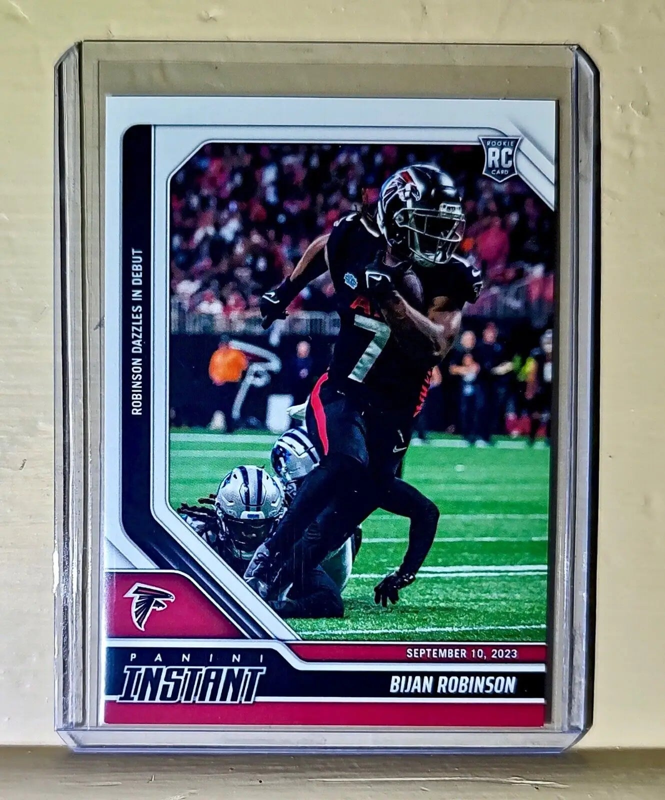 Bijan Robinson 2023 Panini NFL Rookie Football #1 Card 1 of 566 Falcons