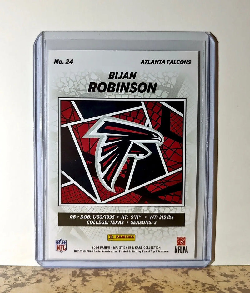 Bijan Robinson 2024 Panini NFL #24 Sticker Card Atlanta Falcons - Football Card Single