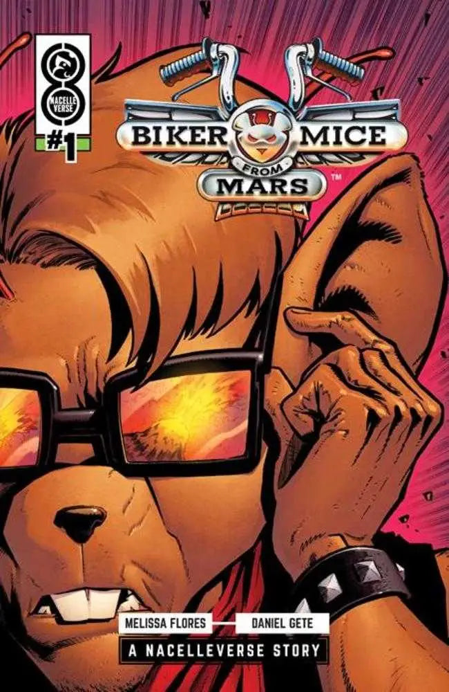 Biker Mice from Mars comic book cover Justin Mason Variant for ongoing series featuring biker mice