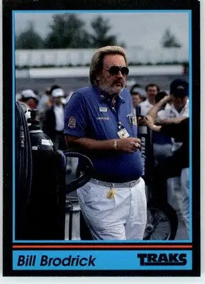 Bill Brodrick - 1991 Traks - #149 - RC Racing - Racing Card Single