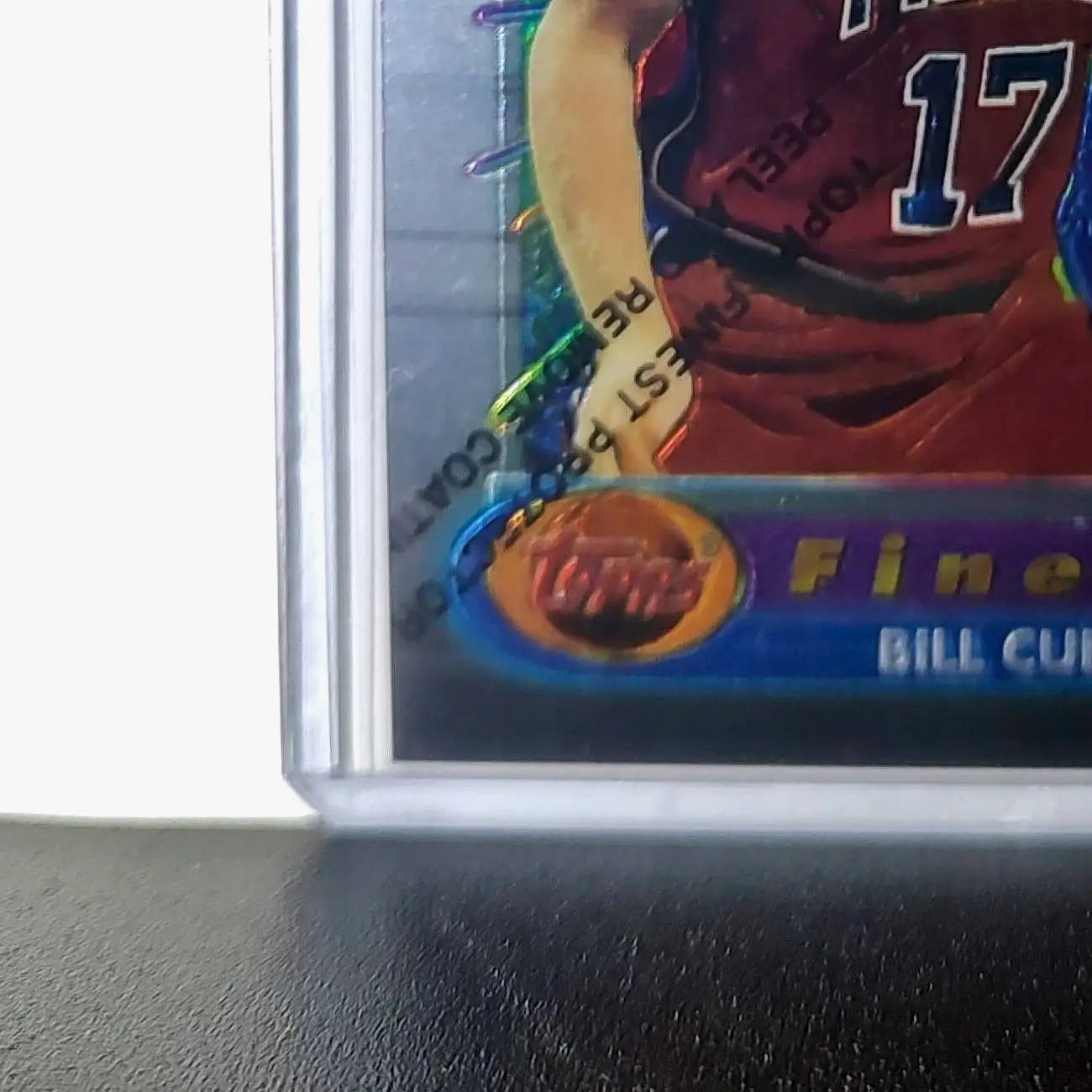 Bill Curley Rookie 1994-95 Topps Finest #267 Basketball Card