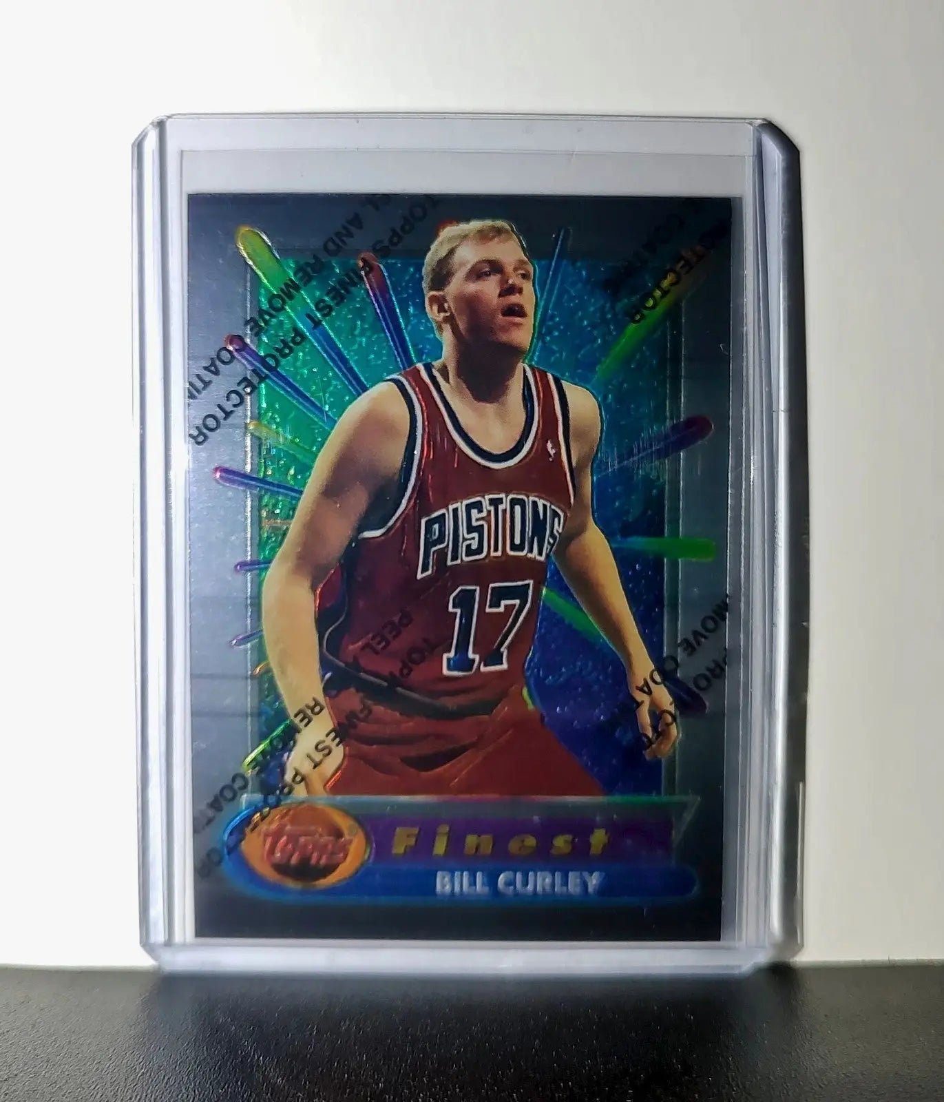 Bill Curley Rookie 1994-95 Topps Finest #267 Basketball Card