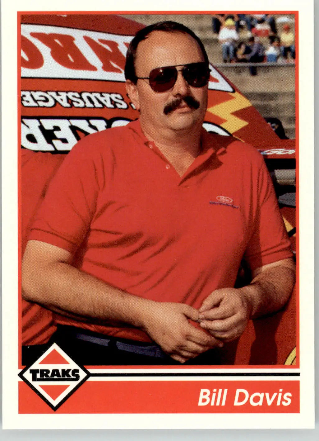 Bill Davis - 1992 Traks - #164 - Racing - Racing Card Single