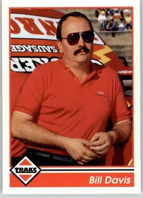 Bill Davis - 1992 Traks - #164 - Racing - Racing Card Single