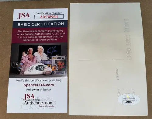 Bill Dickey JSA COA Signed Photo Postcard Autograph Inscribed Auto NY Yankees - Sports Memorabilia