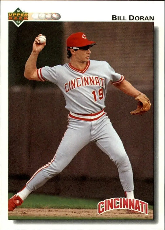Bill Doran 1992 Upper Deck MLB #280 Baseball Card Cincinnati Reds - Baseball Card Single