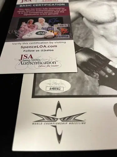 BILL GOLDBERG Auto 8x10 Promo Signed Photo WWF WWE WCW Rare JSA COA - Sports Memorabilia