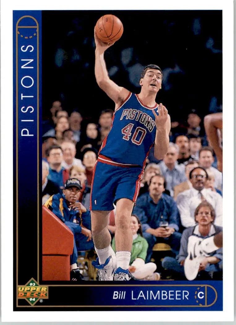 Bill Laimbeer - 1993-94 Upper Deck - #153 - Basketball - Basketball Card Single