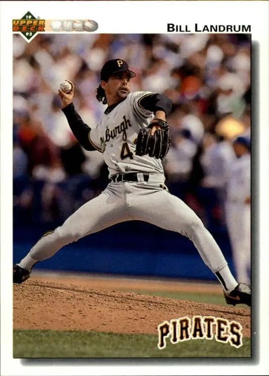 Bill Landrum 1992 Upper Deck MLB #636 Baseball Card Pittsburgh Pirates - Baseball Card Single