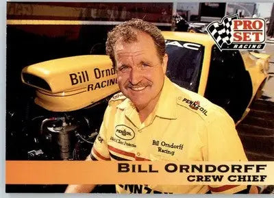 Bill Orndorff - 1992 Pro Set NHRA - #168 - Racing - Racing Card Single