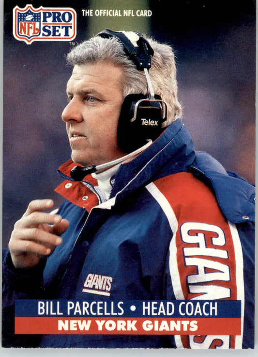 Bill Parcells - 1991 Pro Set - #72 - Football - Football Card Single