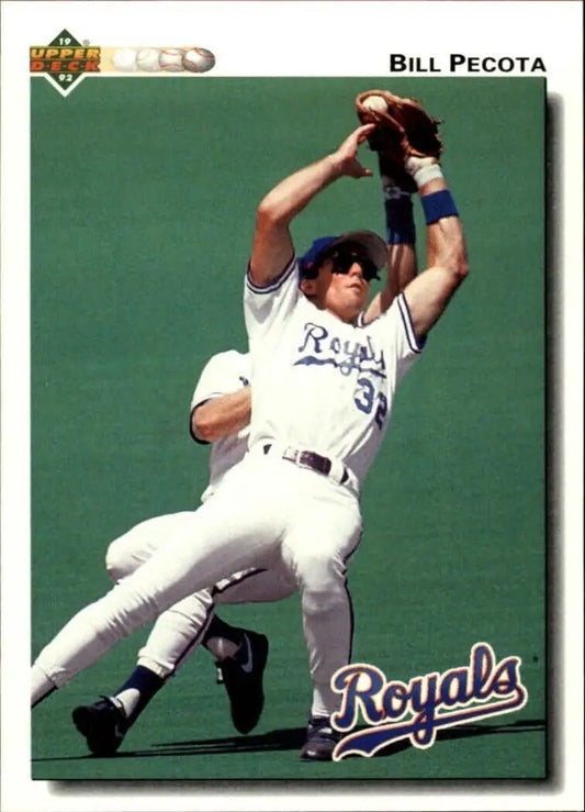Bill Pecota 1992 Upper Deck MLB #240 Baseball Card Kansas City Royals - Baseball Card Single