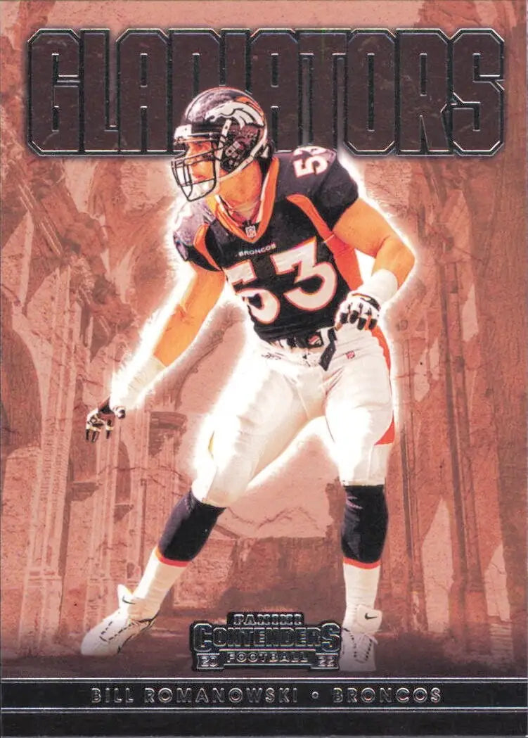 Bill Romanowski 2022 Panini Contenders Gladiators #GLD-BRO Denver Broncos Card - Football Card Single