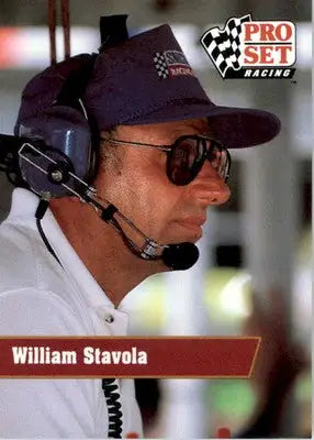 Bill Stavola - 1991 Pro Set - #124 - Racing - Racing Card Single