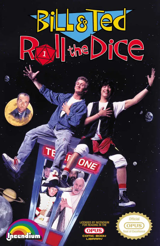 Bill & Ted Roll Dice #3 Cover C 5 Copy Variant Edition Video Game Homage - Back Issues