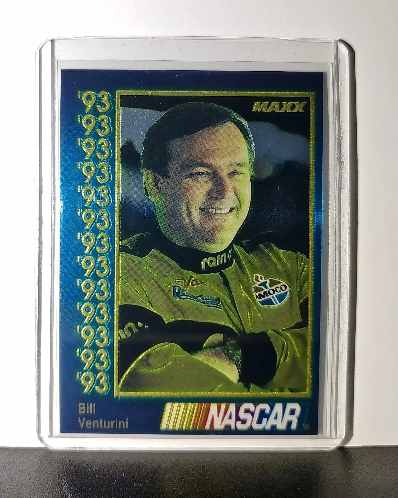 Bill Venturini 1993 Maxx Premier Plus Racing #47 NASCAR Venturini Motorsports - Racing Card Single