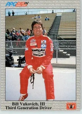 Bill Vukovich III Third Generation Driver - 1991 All World - #63 - Racing - Racing Card Single