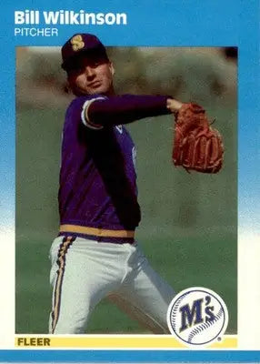 Bill Wilkinson - 1987 Fleer Update - #U-125 - Baseball - Baseball Card Single