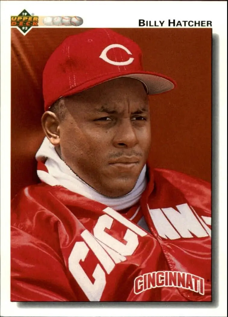 Billy Hatcher 1992 Upper Deck MLB #699 Baseball Card Cincinnati Reds - Baseball Card Single