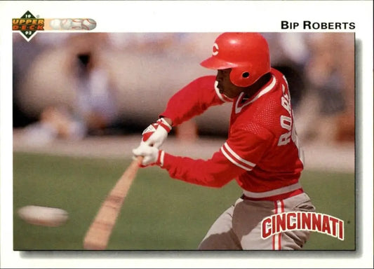 Bip Roberts 1992 Upper Deck MLB #763 Baseball Card Cincinnati Reds - Baseball Card Single