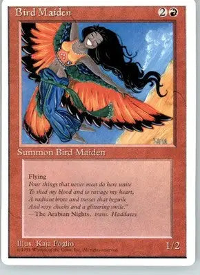 Bird Maiden - Fourth Edition ALTERNATE - LP - Magic Card Single
