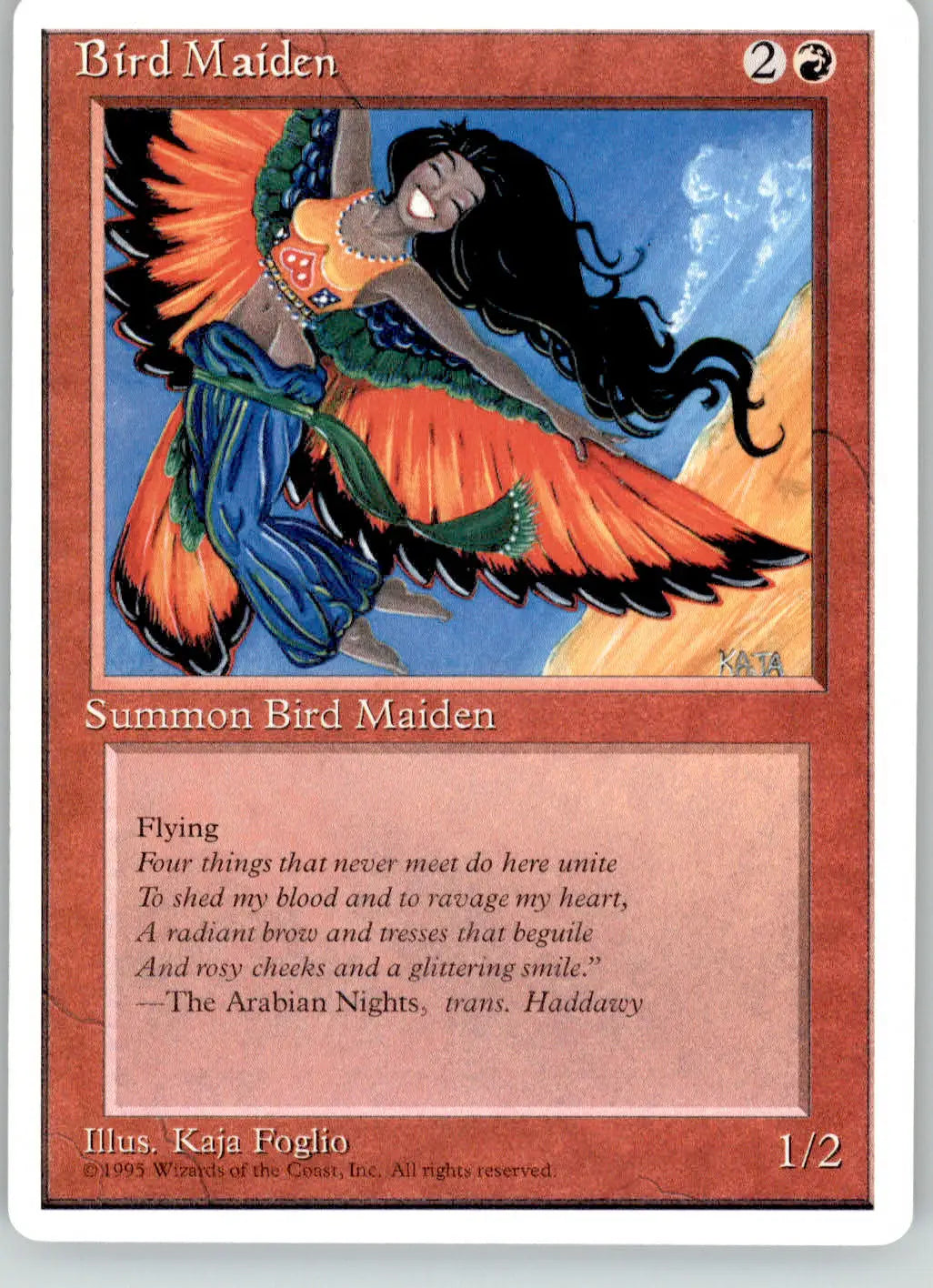 Bird Maiden - Fourth Edition ALTERNATE - LP Magic: The Gathering