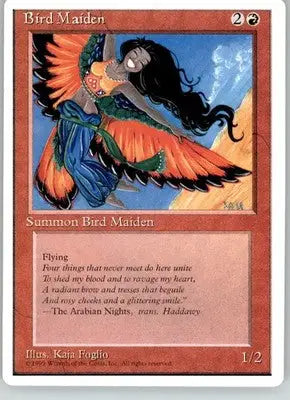 Bird Maiden - Fourth Edition ALTERNATE - LP Magic: The Gathering - Magic Card Single