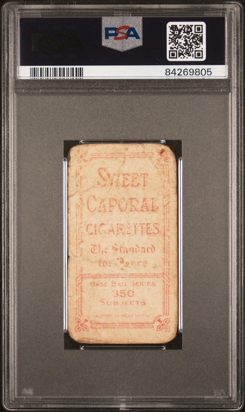 Vintage Birdie Cree 1909-11 T206 Sweet Caporal 350/30 in PSA 1 Poor grading holder