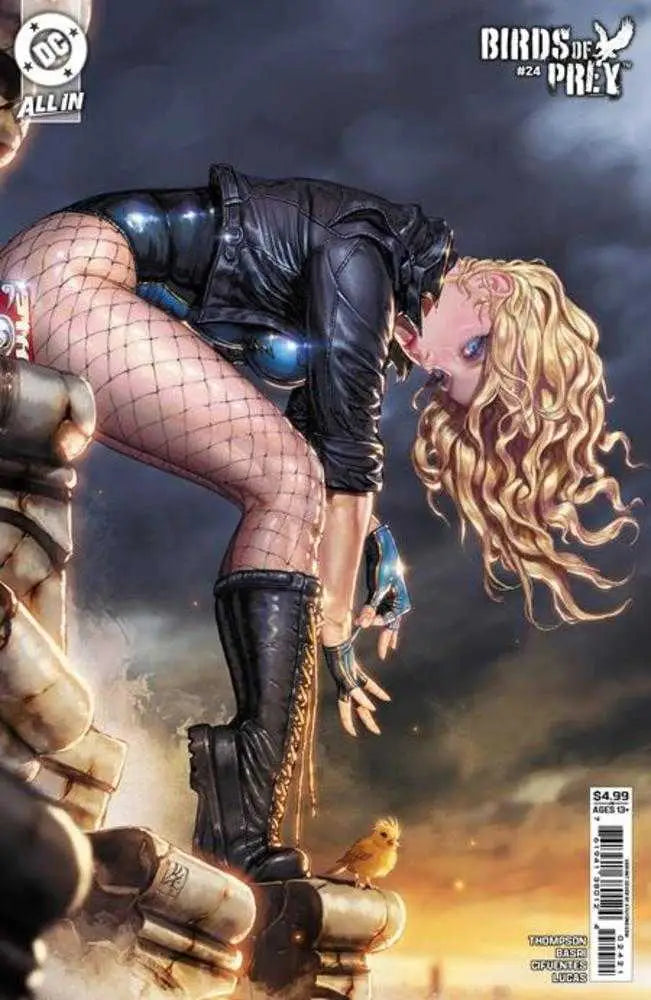 Comic book cover featuring Black Canary from Birds Of Prey #24 Kyuyong Eom Card Stock Variant