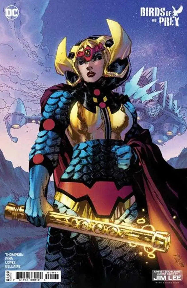 Birds Of Prey #8 Cover D Jim Lee Artist Spotlight Card Stock Variant - Comic Book