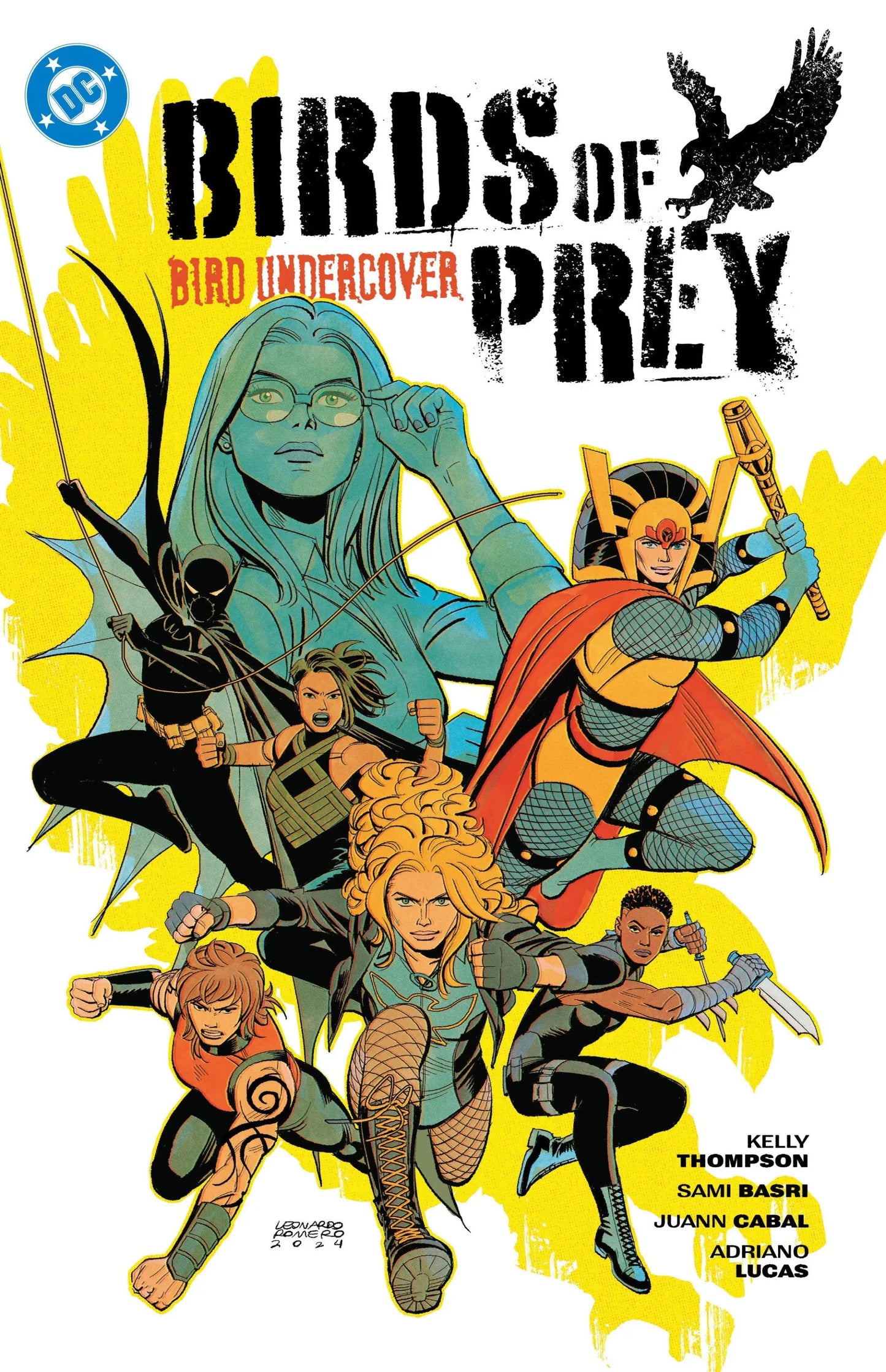 Birds of Prey Volume 3 Bird Undercover comic book cover featuring dynamic bird images