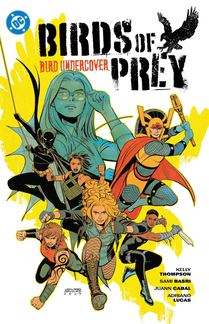 Birds of Prey Volume 3 Bird Undercover comic book cover featuring dynamic bird images
